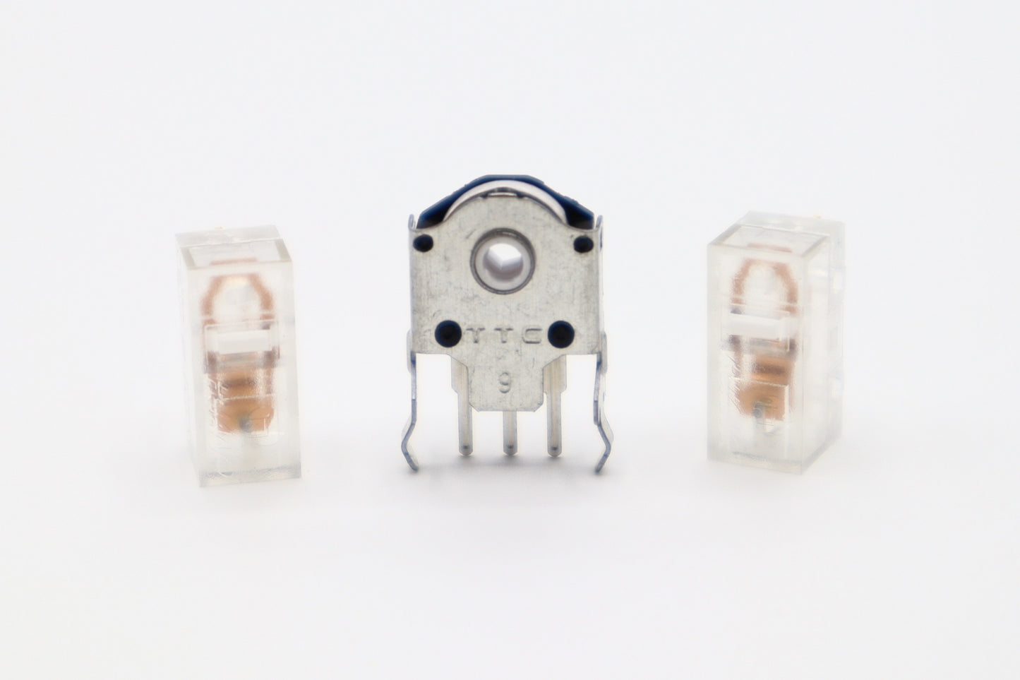 Huano Clear Shell White Dot with Encoder