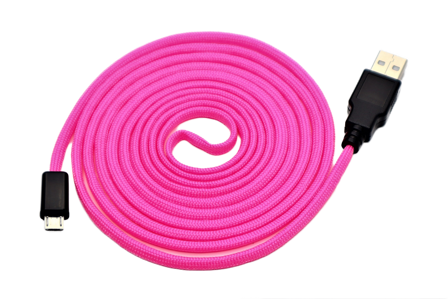 Hot Pink Paracord Mouse Cable Micro USB