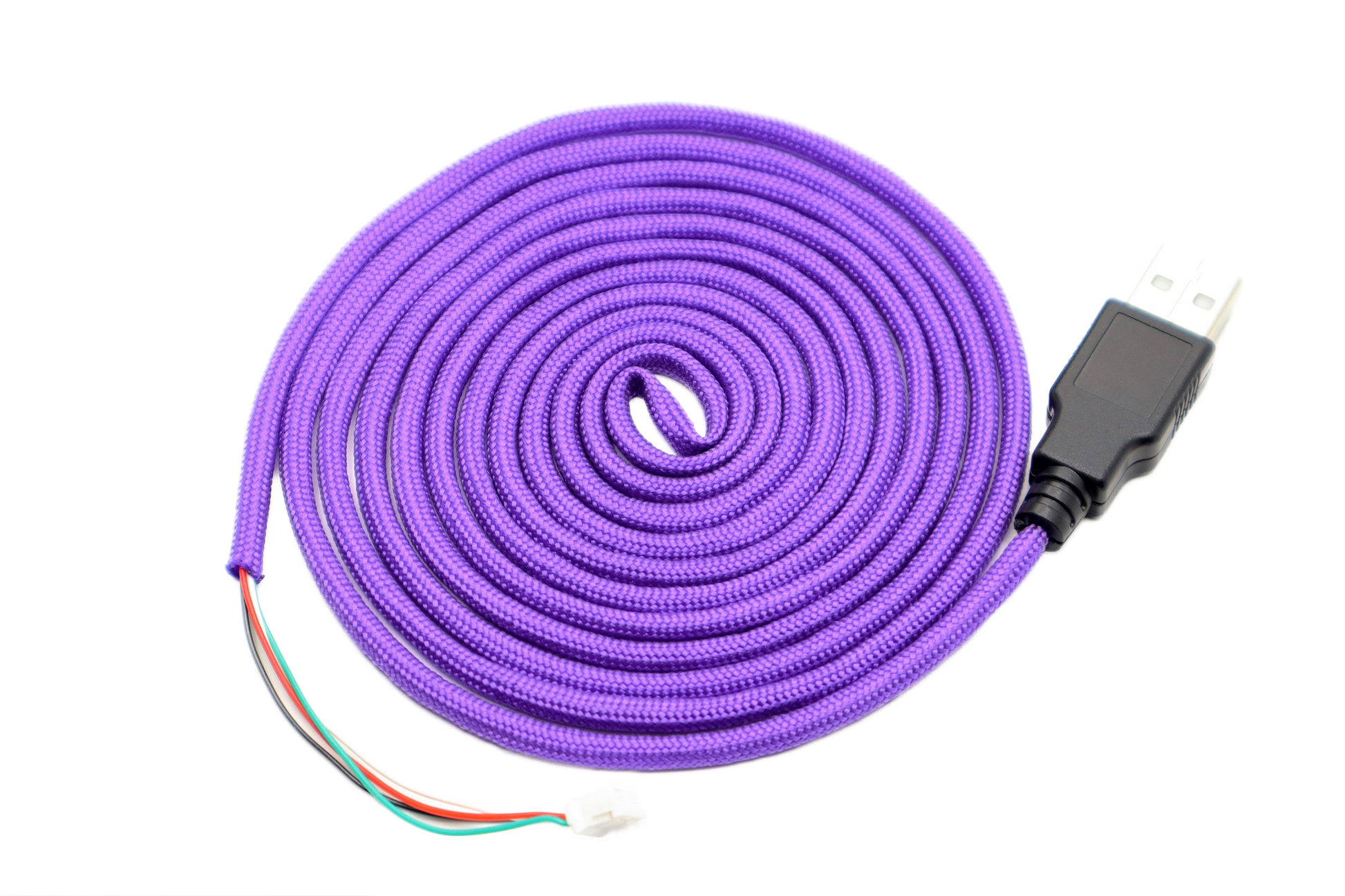 Epic Purple Paracord Mouse Cable Black USB