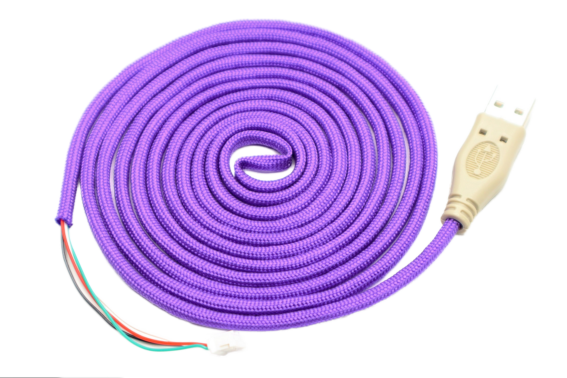 Epic Purple Paracord Mouse Cable Gray USB
