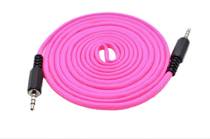 Paracord Audio Cable Hot Pink
