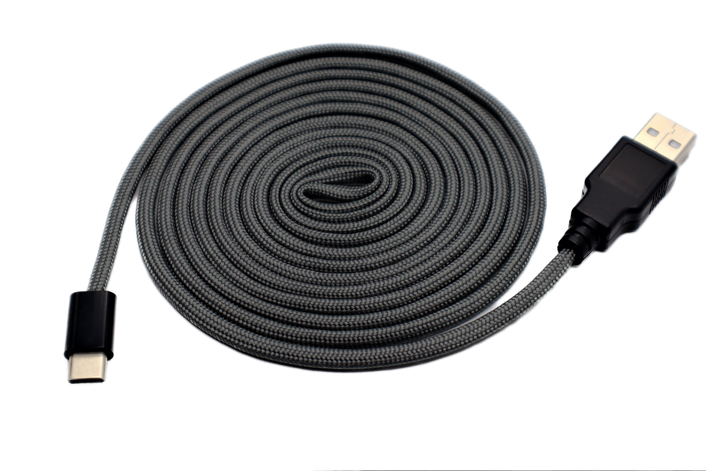 Battleship Grey Paracord Mouse Cable USB C