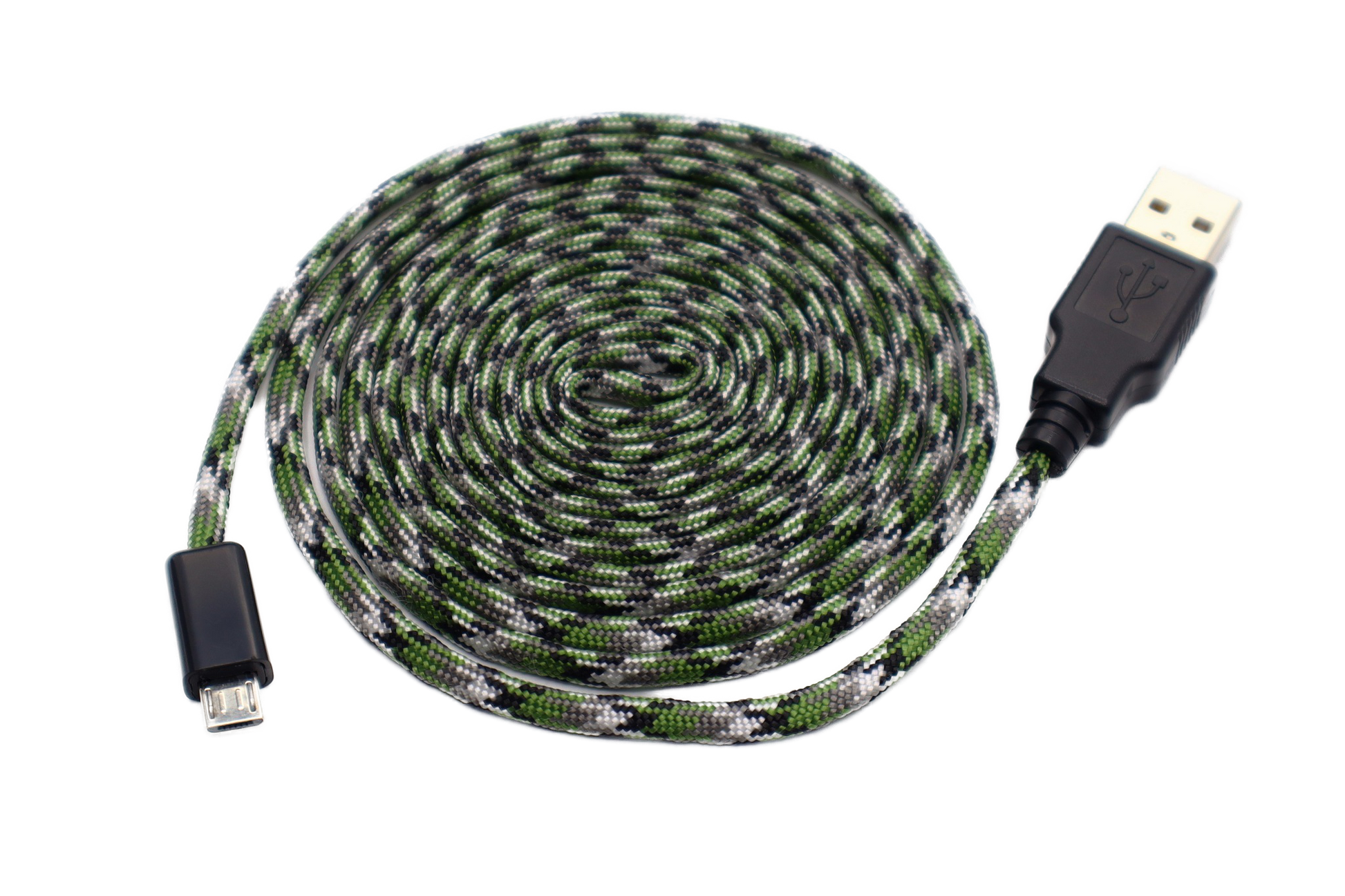 Camo Paracord Mouse Cable Micro USB
