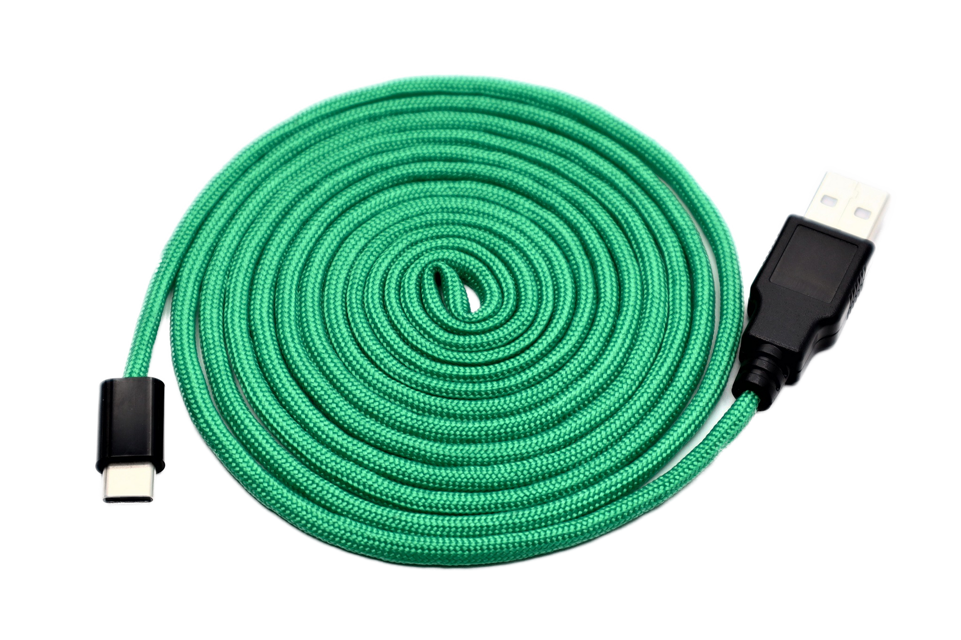 Ooze Green Paracord Mouse Cable USB C
