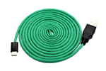 Ooze Green Paracord Mouse Cable USB C