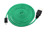 Ooze Green Paracord Mouse Cable Micro USB