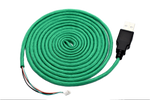 Ooze Green Paracord Mouse Cable Black USB
