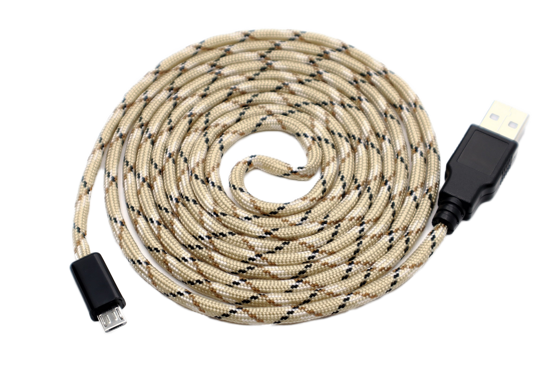 Desert Camo Paracord Mouse Cable Micro USB