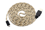 Desert Camo Paracord Mouse Cable Micro USB