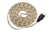 Desert Camo Paracord Mouse Cable Black USB