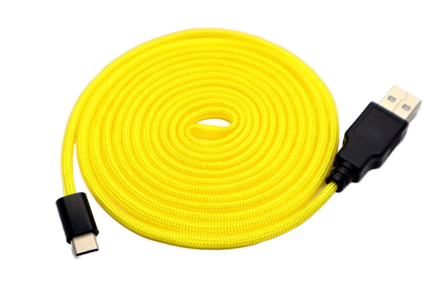 Bananas Yellow Paracord Mouse Cable USB C