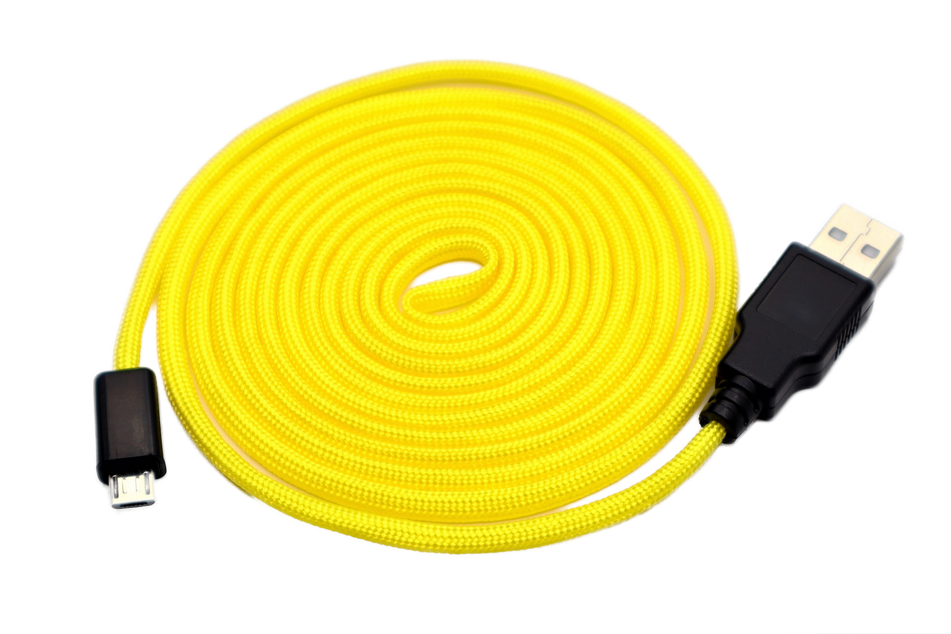 Bananas Yellow Paracord Mouse Cable Micro USB