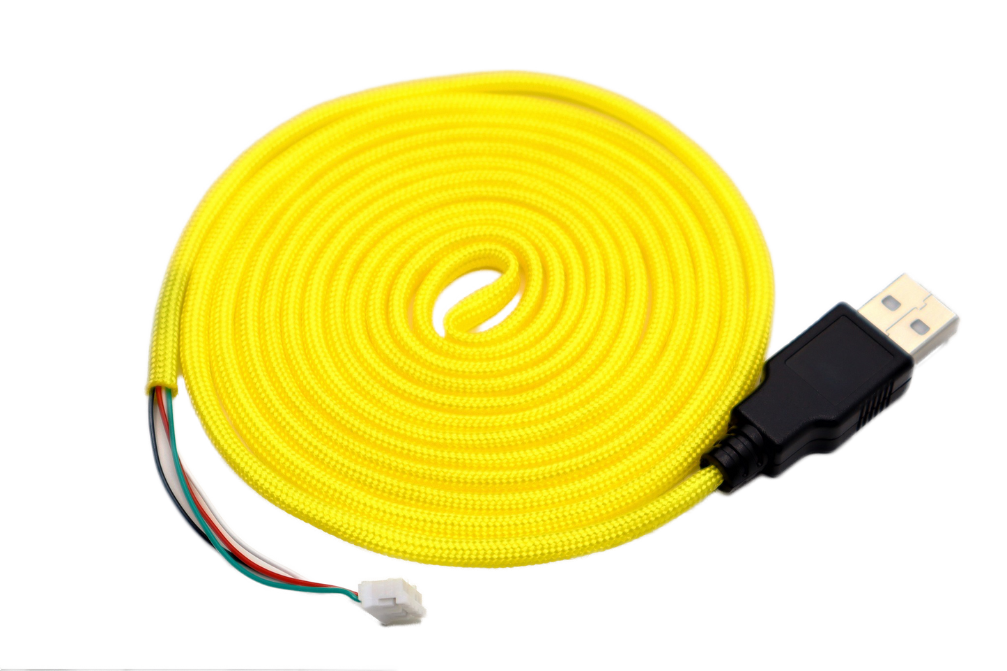 Bananas Yellow Paracord Mouse Cable Black USB