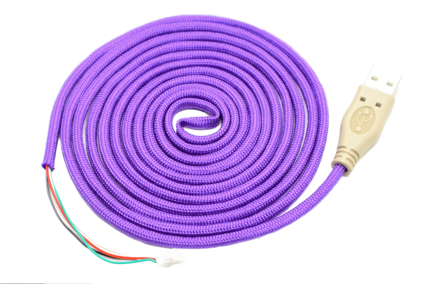 Epic Purple Paracord Mouse Cable Gray USB