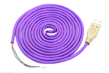 Epic Purple Paracord Mouse Cable Gray USB