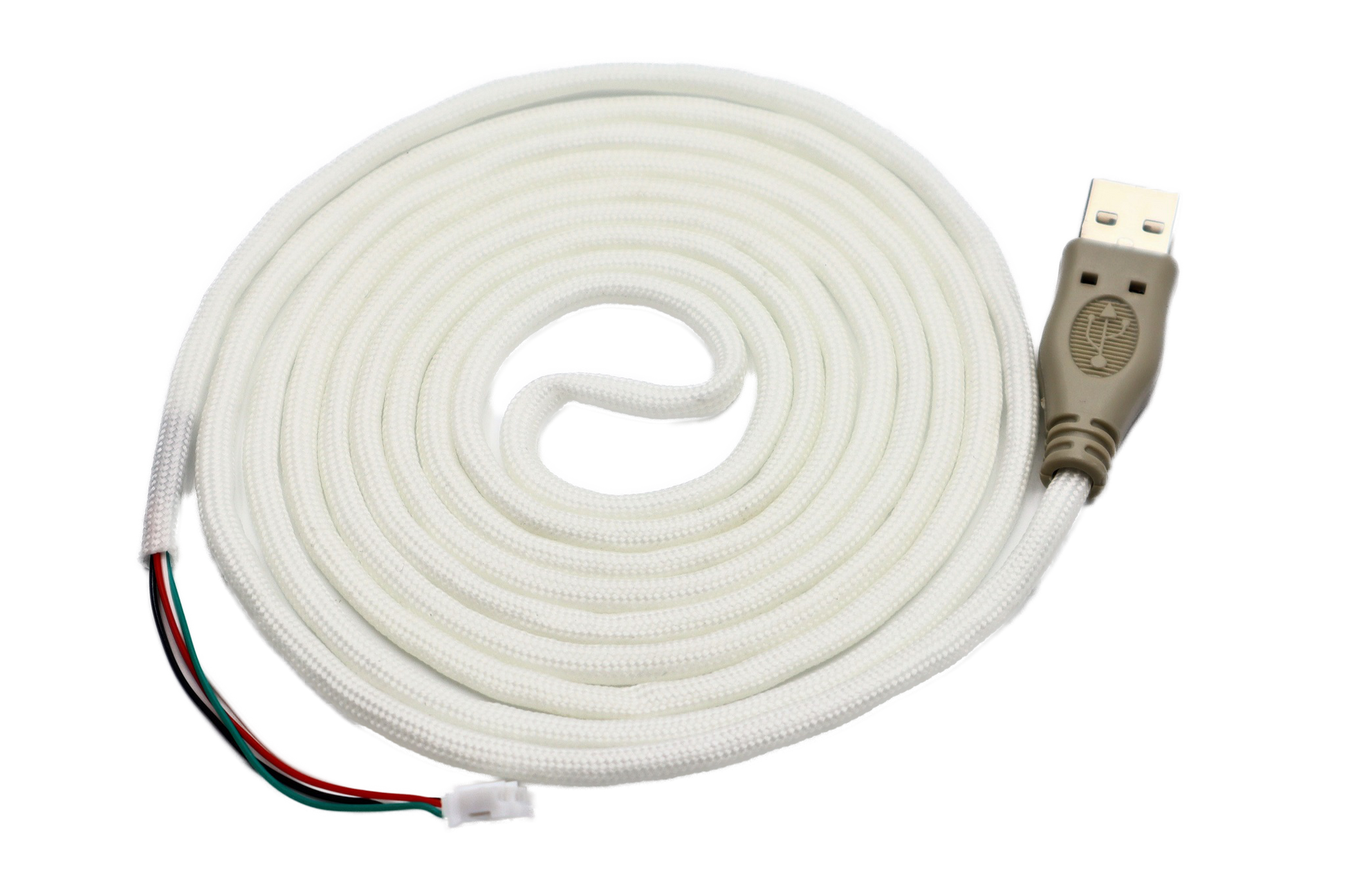 Kryptonite "Glow" Paracord Mouse Cable Gray USB