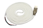 Kryptonite "Glow" Paracord Mouse Cable Gray USB