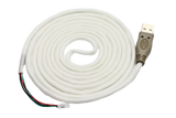 Kryptonite "Glow" Paracord Mouse Cable Gray USB