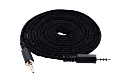 Paracord Audio Cable Black