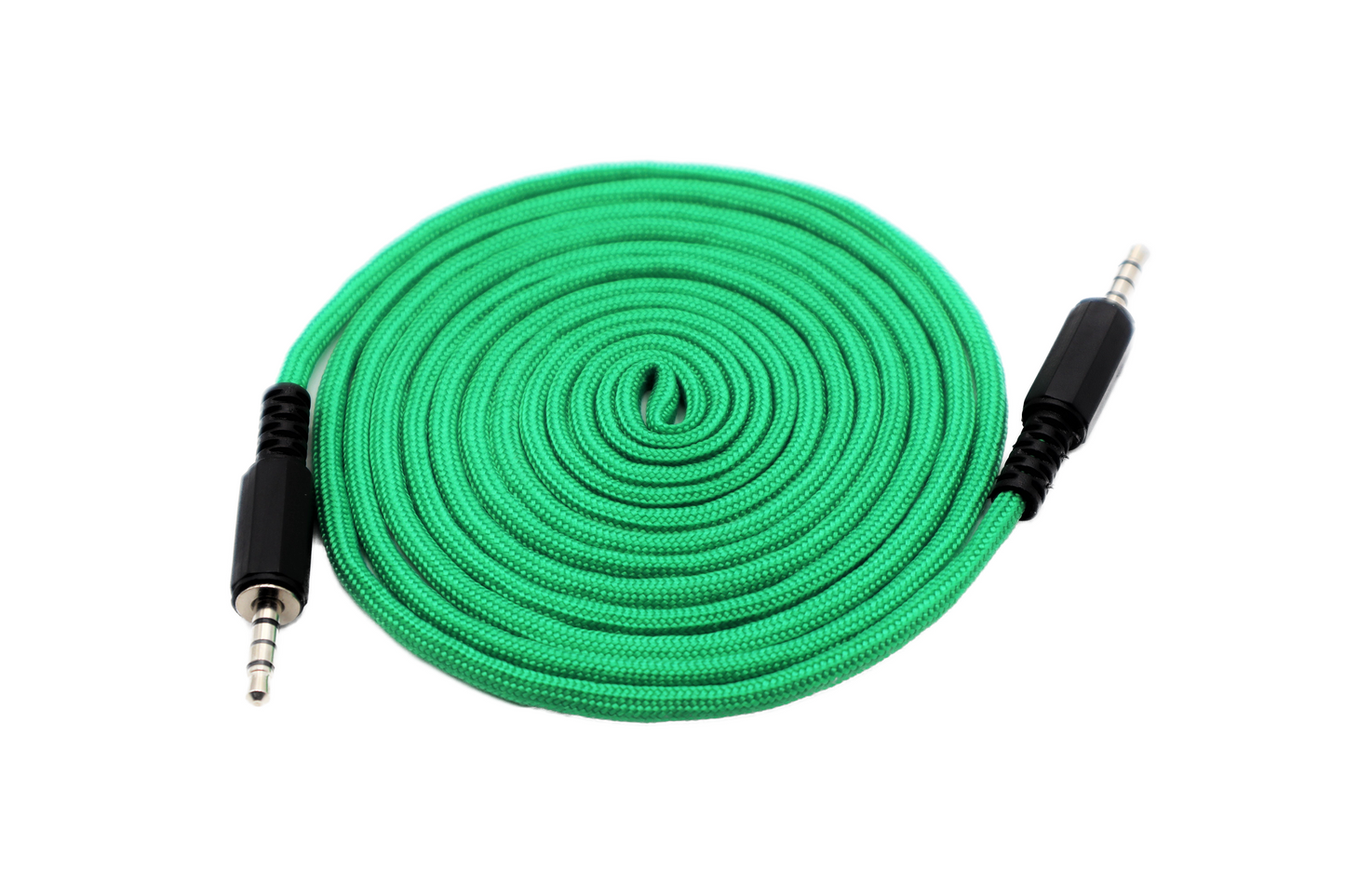 Paracord Audio Cable Ooze Green