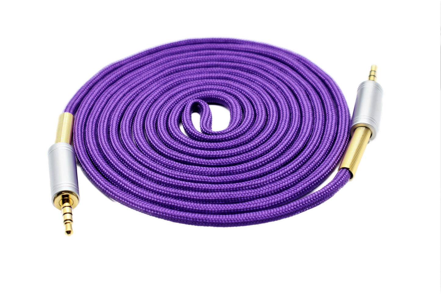 Paracord Audio Cable Purple Gold Plated