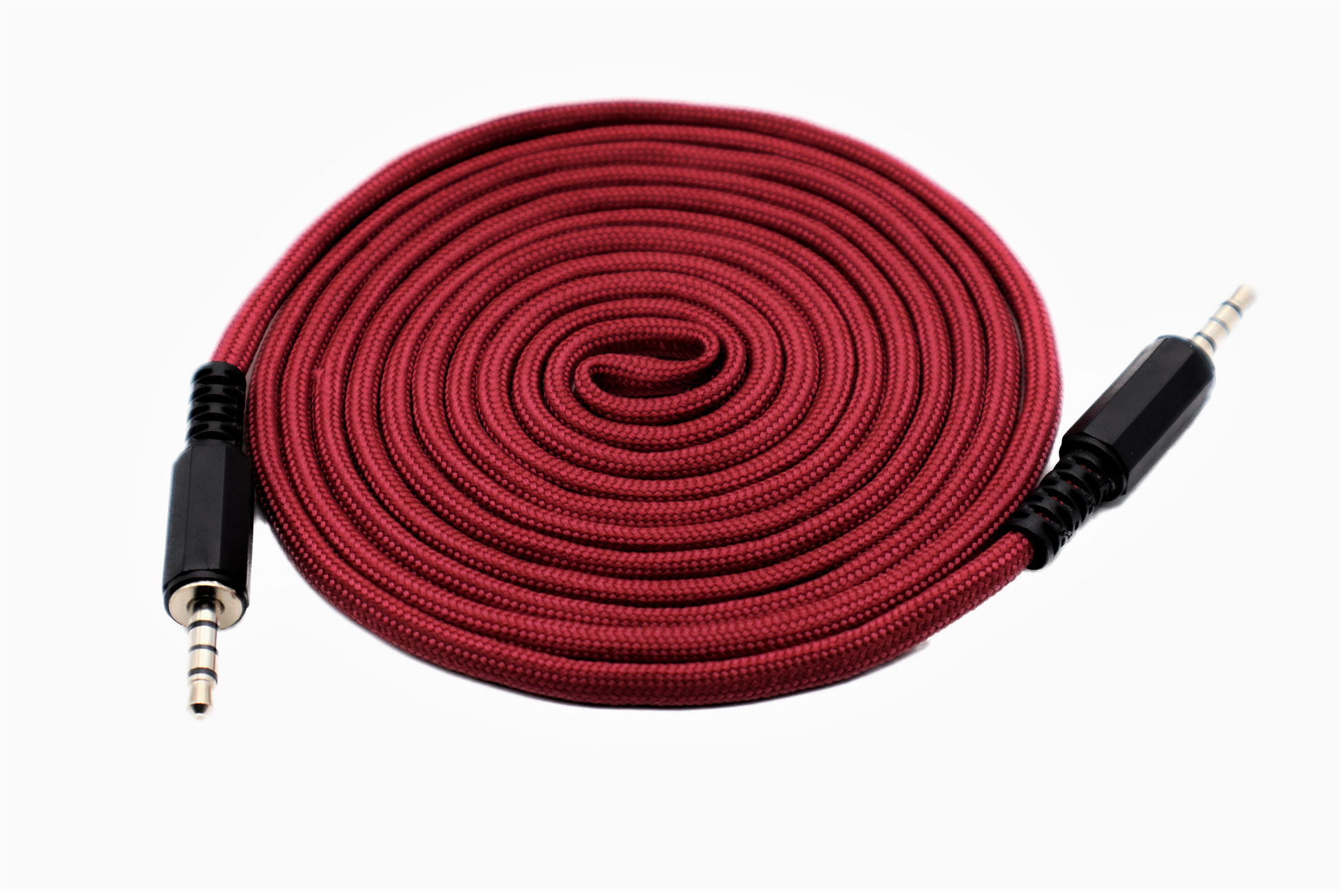 Paracord Audio Cable Blood Red